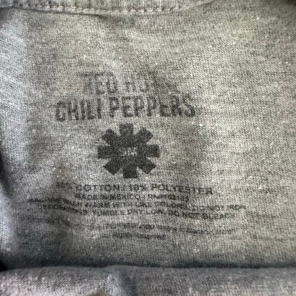 Red Hot Chili Peppers Band Gray Short Sleeve Shirt Women's Size Small - Picture 6 of 7